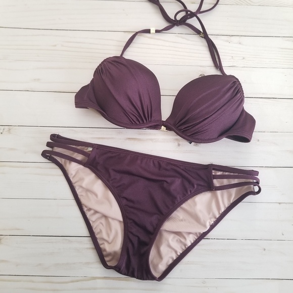Victoria's Secret Other - Victoria's Secret Deep Purple Bikini Victoria's Secret Other - Victoria's Secret Deep Purple Bikini